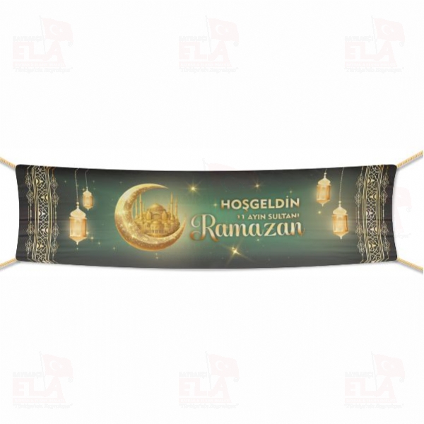 Ho�geldin 11 Ay�n Sultan� Ramazan Afi� ve Pankartlar