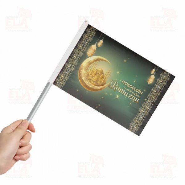 Ho�geldin 11 Ay�n Sultan� Ramazan Sopal� Bayrak ve Flamalar