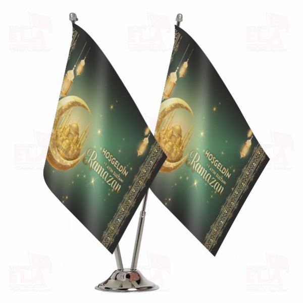 Ho�geldin 11 Ay�n Sultan� Ramazan �kili Masa Bayra��