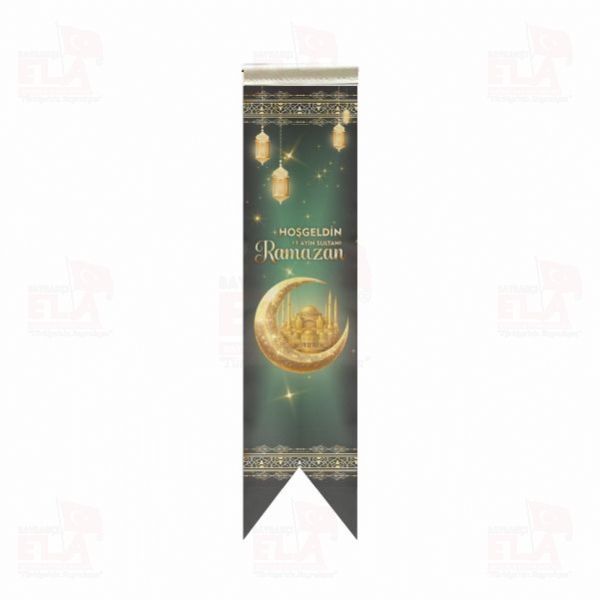 Ho�geldin 11 Ay�n Sultan� Ramazan �zel Logolu Masa Bayra��