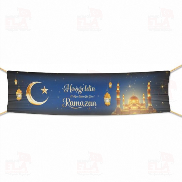 Ho�geldin 11 Ay�n Sultan� Ya �ehri Ramazan Afi� ve Pankartlar