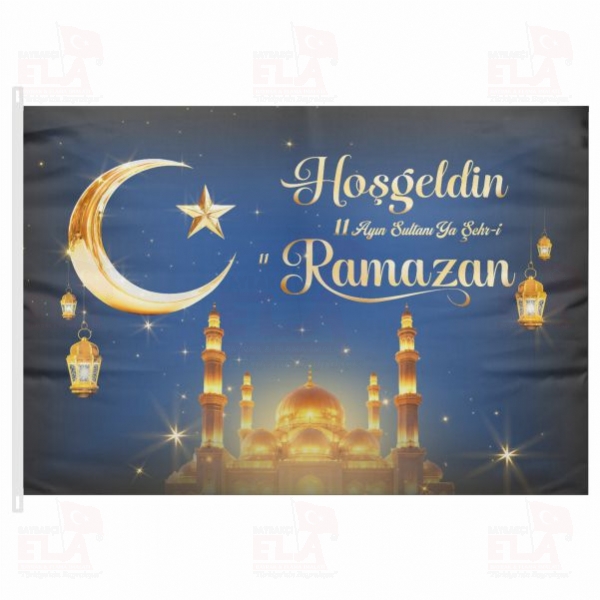 Ho�geldin 11 Ay�n Sultan� Ya �ehri Ramazan Bayraklar�
