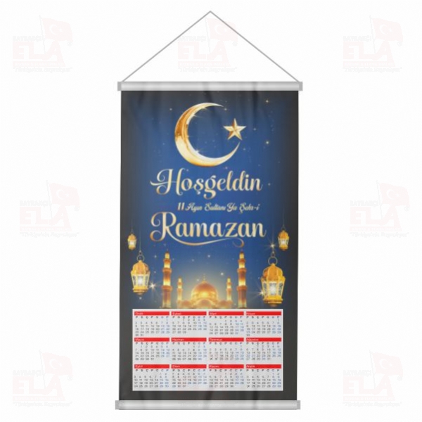 Ho�geldin 11 Ay�n Sultan� Ya �ehri Ramazan Bez Takvim Dijital Bask� Ho�geldin 11 Ay�n Sultan� Ya �ehri Ramazan Duvar Takvim