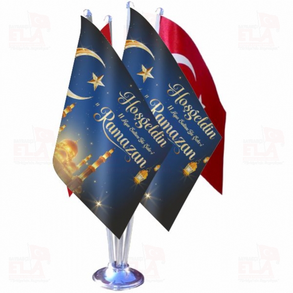 Ho�geldin 11 Ay�n Sultan� Ya �ehri Ramazan D�rtl� �zel Masa Bayra��