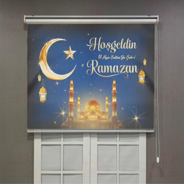 Ho�geldin 11 Ay�n Sultan� Ya �ehri Ramazan Stor Perde