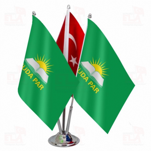 H�r Dava Partisi Logolu ��l� Masa Bayra��