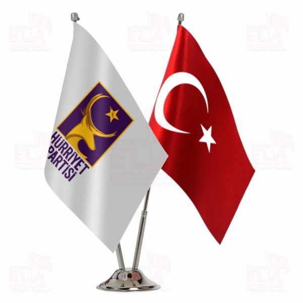 H�rriyet Partisi 2 li Masa Bayra��