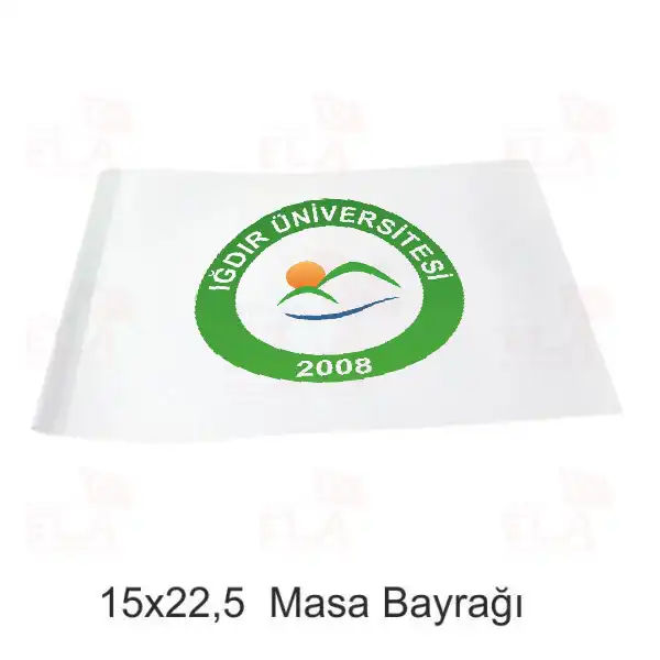 Iğdır Üniversitesi Masa Bayrağı