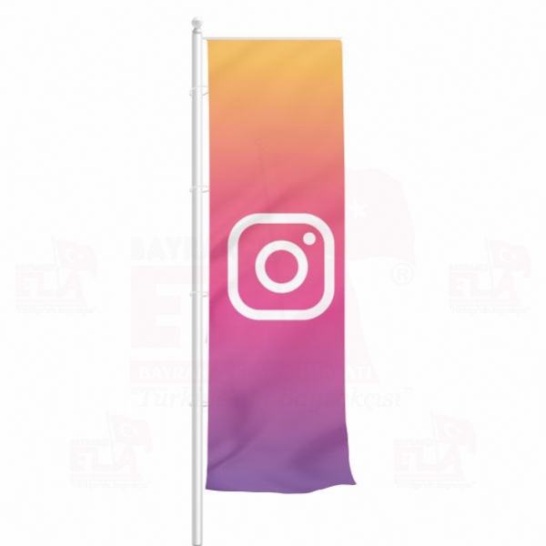 Instagram Yatay �ekilen Flamalar ve Bayraklar