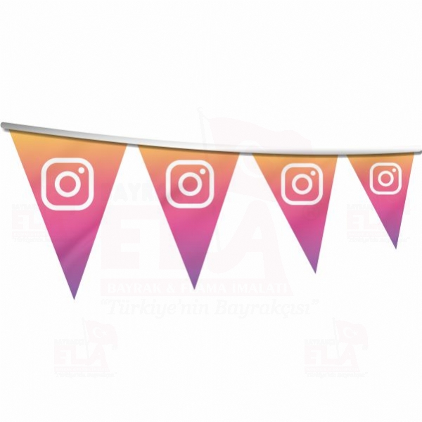Instagram ��gen Bayrak ve Flamalar