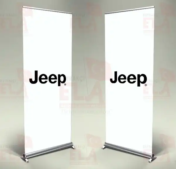 Jeep Banner Roll Up