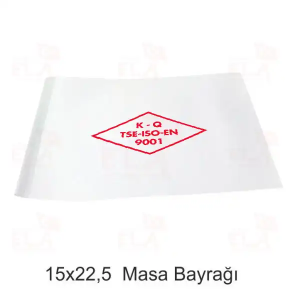 K Q TSE ISO EN 9001 Masa Bayra