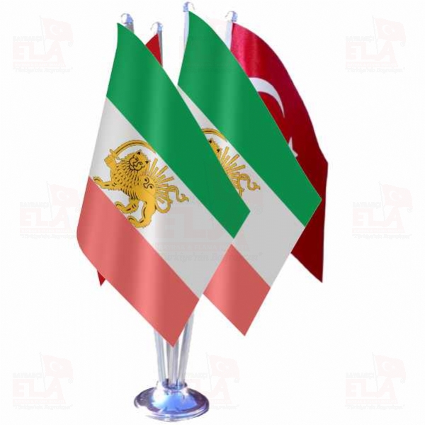 Ka�ar Hanedan� D�rtl� �zel Masa Bayra��