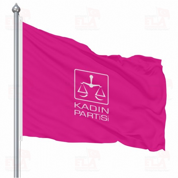 Kad�n Partisi Bayraklar�