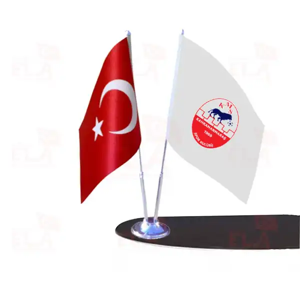 Kahramanmaraşspor 2 li Masa Bayrağı