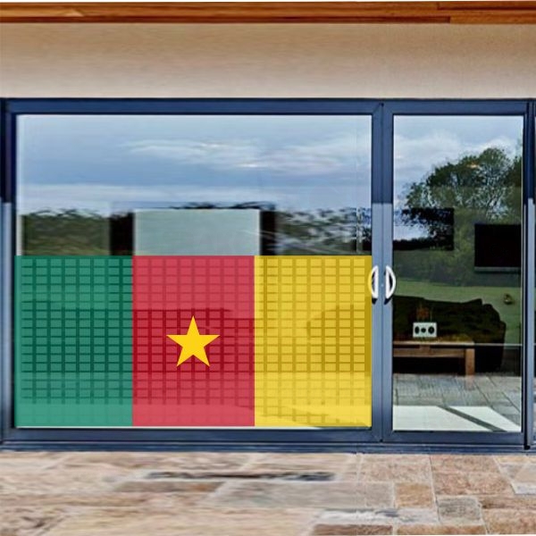 Kamerun Cam Sticker Etiket Kamerun Cam Yapışkanı Kamerun Cam Yazısı