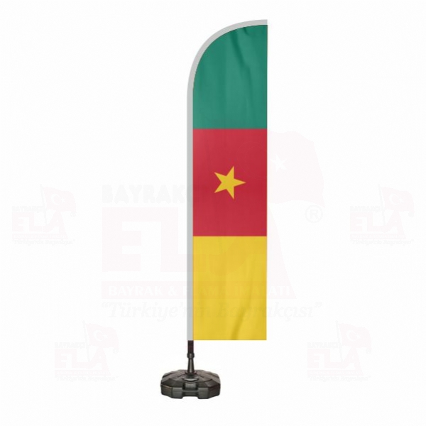 Kamerun Plaj Bayrağı ve Yelken Bayrağı