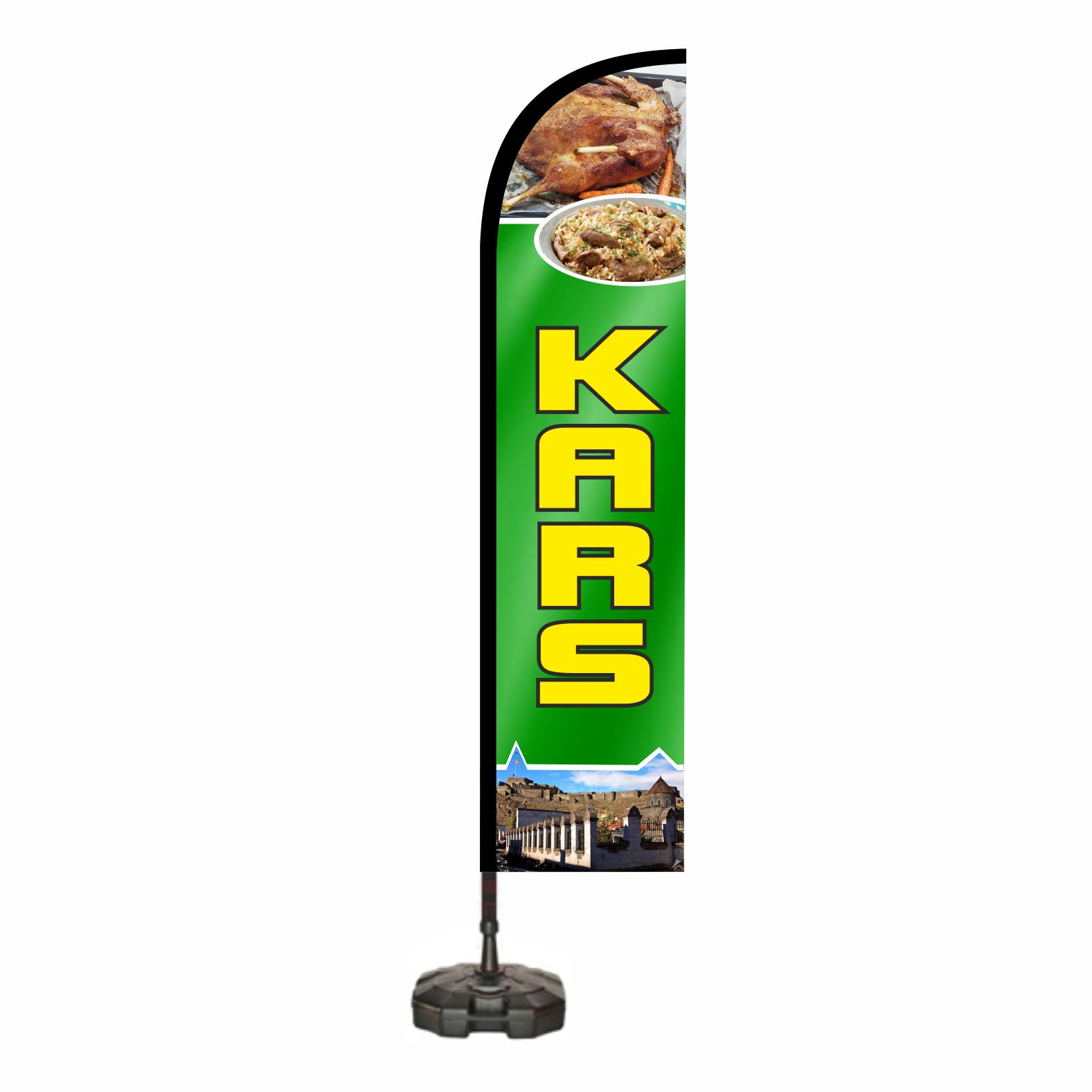 Kars �zel Tasar�m Bayrak Kars �ste�e �zel Bayraklar