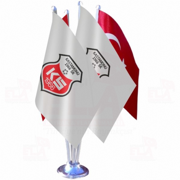 Kastamonuspor D�rtl� �zel Masa Bayra��