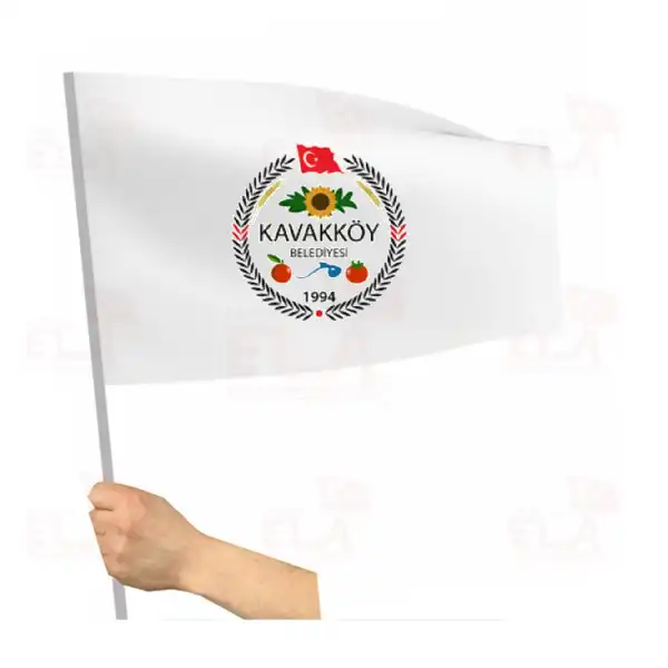 Kavakköy Belediyesi Sopalı Bayrak ve Flamalar