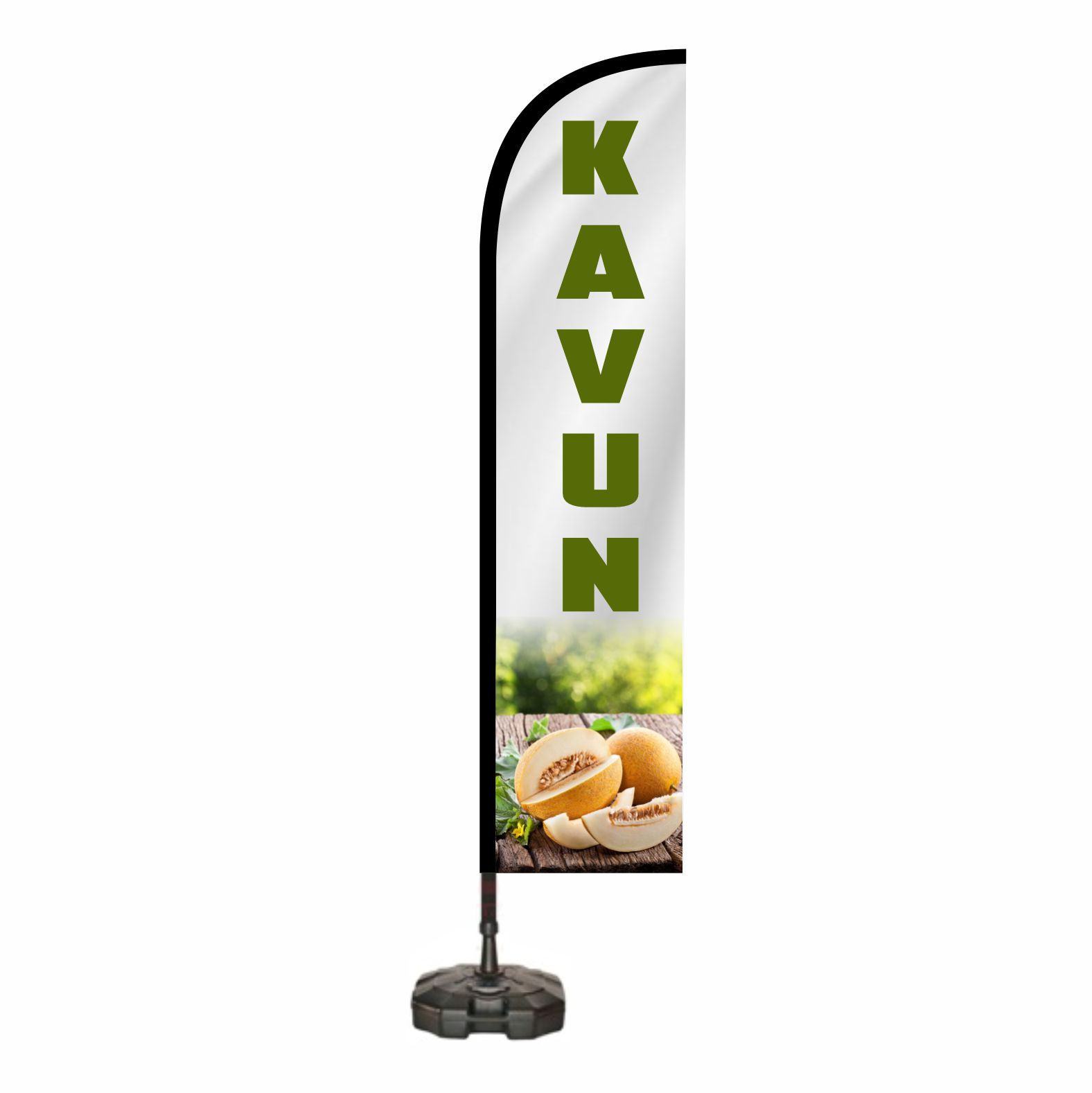Kavun �zel Tasar�m Bayrak Kavun �ste�e �zel Bayraklar