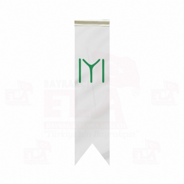 Kayı Boyu Yeşil Özel Logolu Masa Bayrağı
