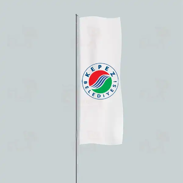 Kepez Belediyesi Yatay ekilen Flamalar ve Bayraklar