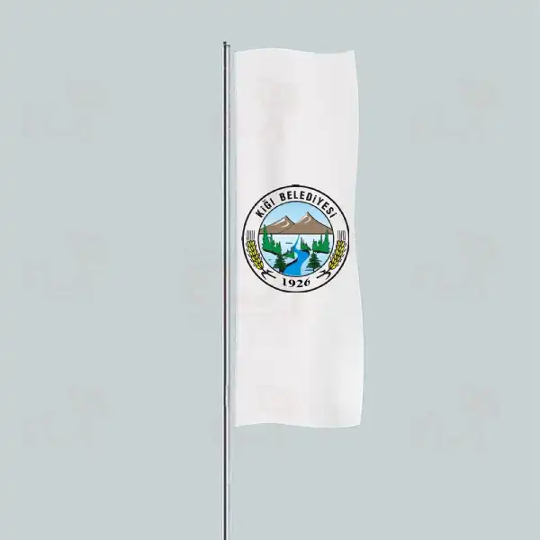 Ki Belediyesi Yatay ekilen Flamalar ve Bayraklar