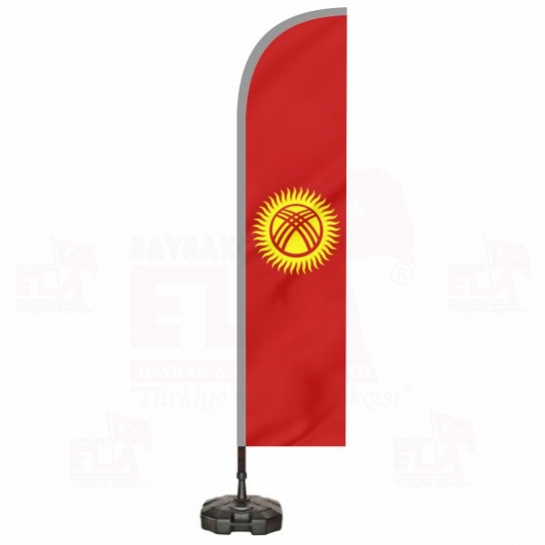 Kırgızistan Plaj Bayrağı ve Yelken Bayrağı