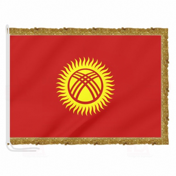 Kırgızistan Saten Makam Flaması