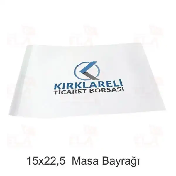 Krklareli Ticaret Borsas Masa Bayra