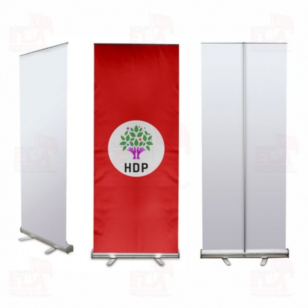 K�rm�z� Hdp Halklar�n Demokratik Partisi Banner Roll Up