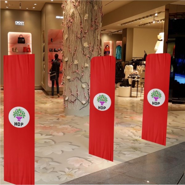 K�rm�z� Hdp Halklar�n Demokratik Partisi Ma�aza Alarm K�l�f� Ma�aza Anten K�l�f�