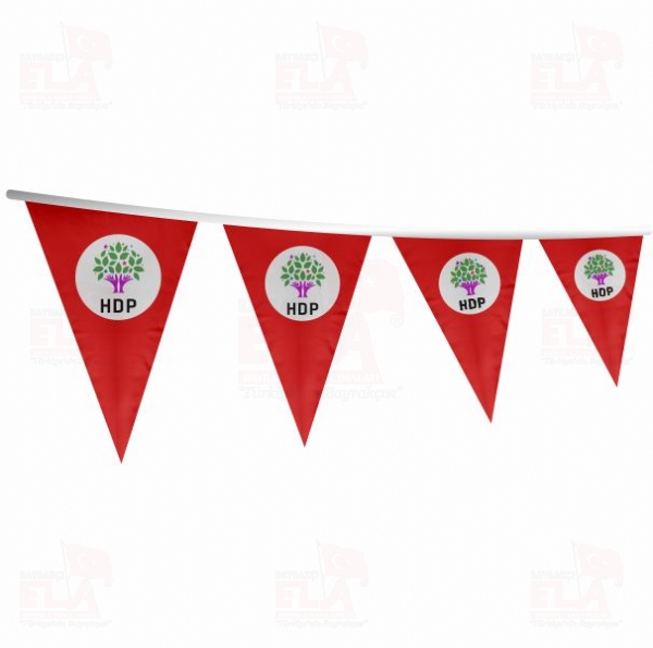 K�rm�z� Hdp Halklar�n Demokratik Partisi ��gen Bayrak ve Flamalar