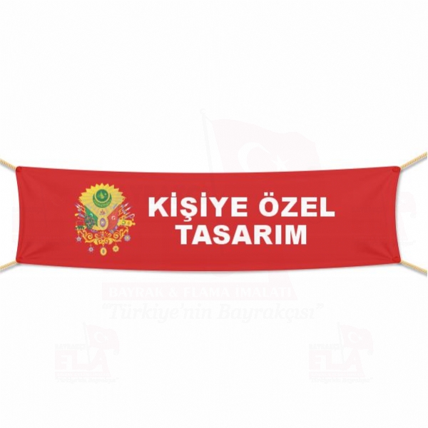 Kırmızı Osmanlı İmparatorluğu Arması Afiş ve Pankartlar