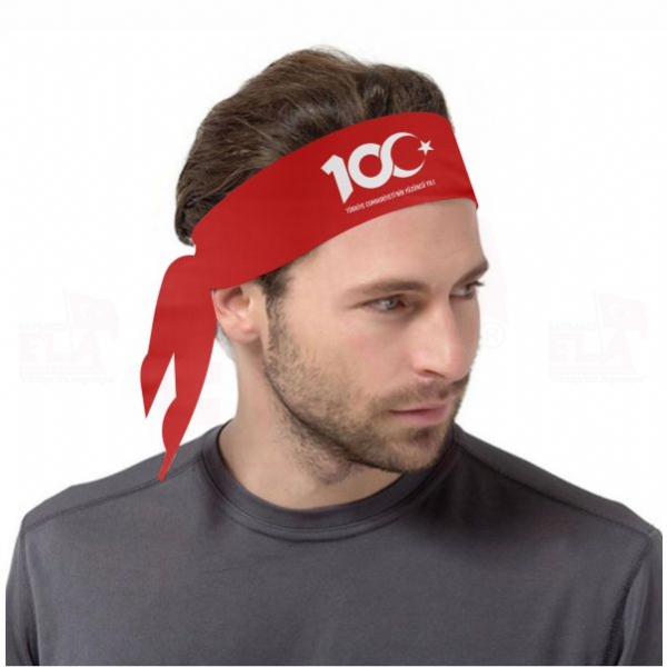 K�rm�z� T�rkiye Cumhuryetinin 100.Y�l� Bandana