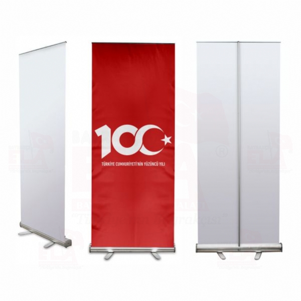 K�rm�z� T�rkiye Cumhuryetinin 100.Y�l� Banner Roll Up