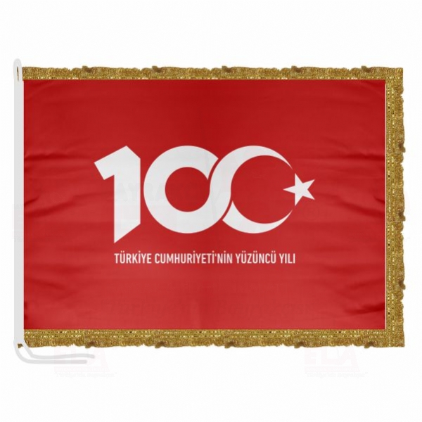 K�rm�z� T�rkiye Cumhuryetinin 100.Y�l� Saten Makam Flamas�