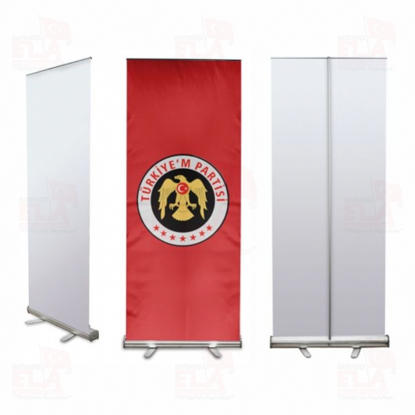 K�rm�z� T�rkiyem Partisi Banner Roll Up