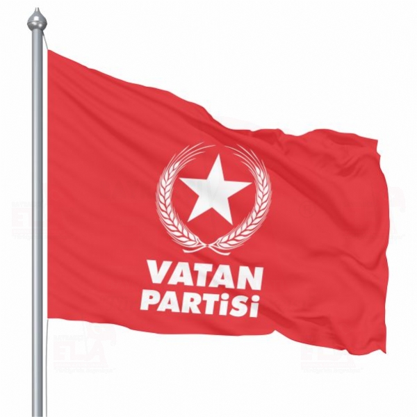 Kırmızı Vatan Partisi Bayrakları