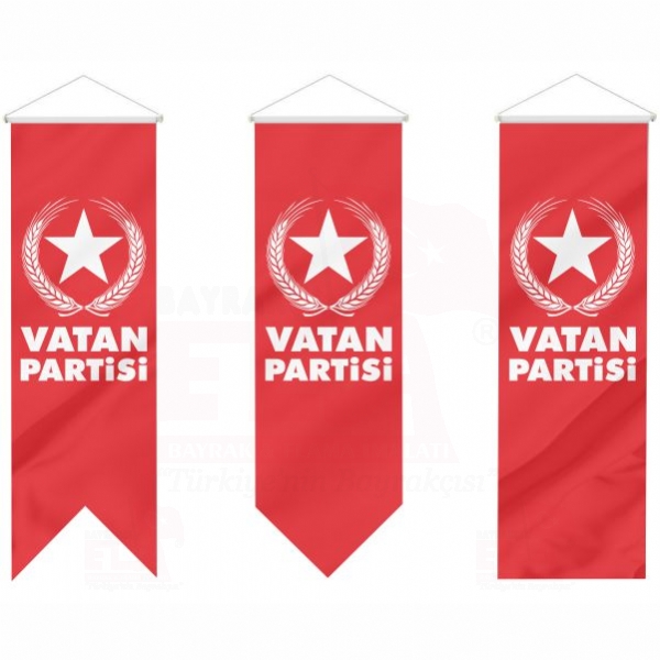 Kırmızı Vatan Partisi Kırlangıç Flamalar Bayraklar