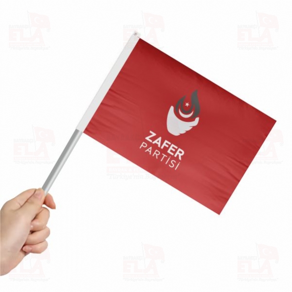 K�rm�z� Zafer Partisi Sopal� Bayrak ve Flamalar