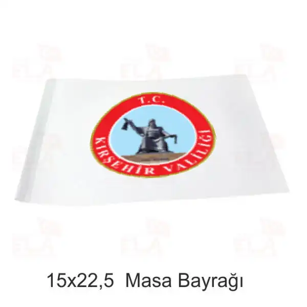 Kırşehir Valiliği Masa Bayrağı