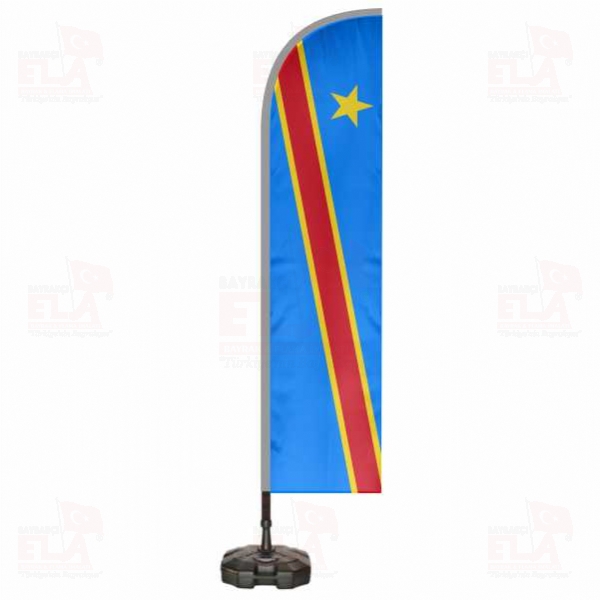 Kongo Demokratik Cumhuriyeti Plaj Bayra�� ve Yelken Bayra��