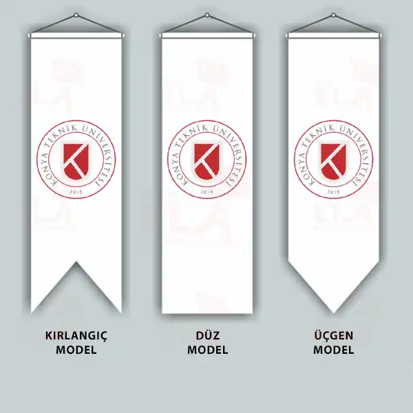 Konya Teknik Üniversitesi Kırlangıç Flamalar Bayraklar