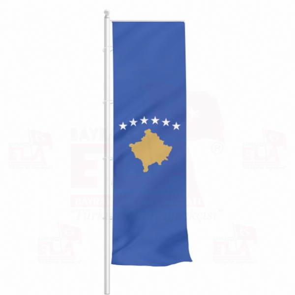 Kosova Yatay �ekilen Flamalar ve Bayraklar
