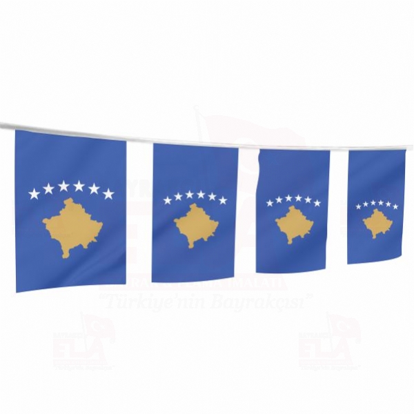 Kosova pe Dizili Flamalar ve Bayraklar