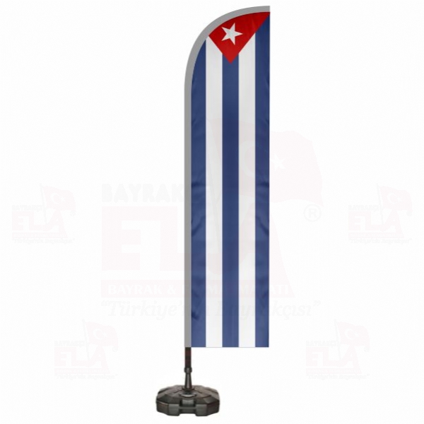 Küba Plaj Bayrağı ve Yelken Bayrağı