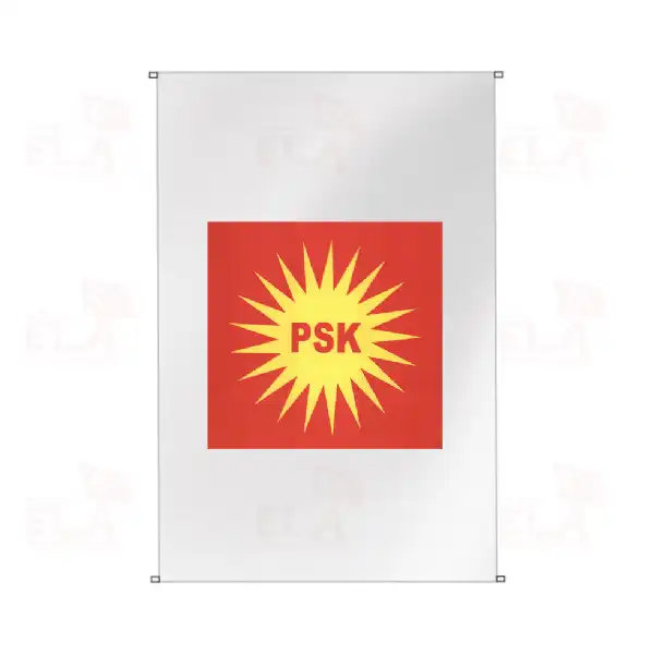 Krdistan Sosyalist Partisi Bina Boyu Bayraklar