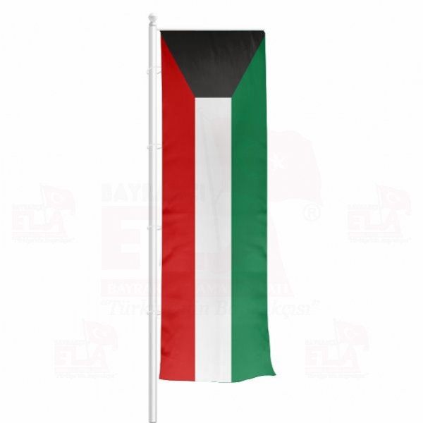Kuveyt Yatay ekilen Flamalar ve Bayraklar